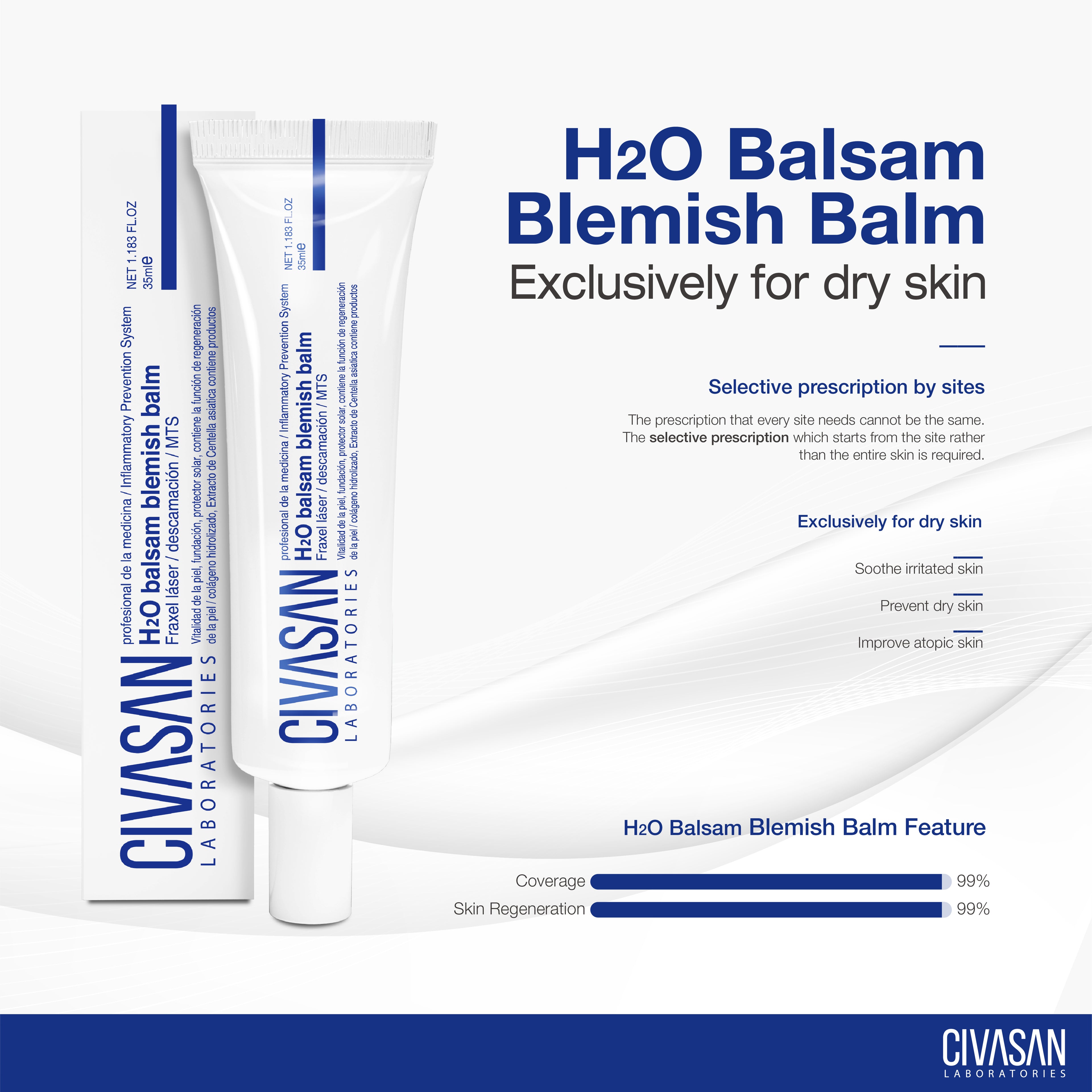 CIVASAN Hy+Balsam BB + Meso BB Cream